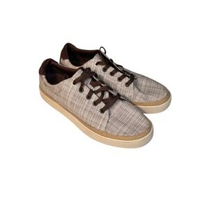 Koolaburra by UGG Women's Size 9.5 Casual Lace Up Espadrille‎ Sneakers Tan White